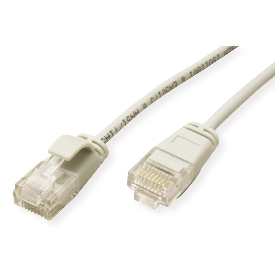 ROLINE UTP Data Center Patch Cord Cat.6A (Class EA), LSOH, Slim, grey, 2 m
