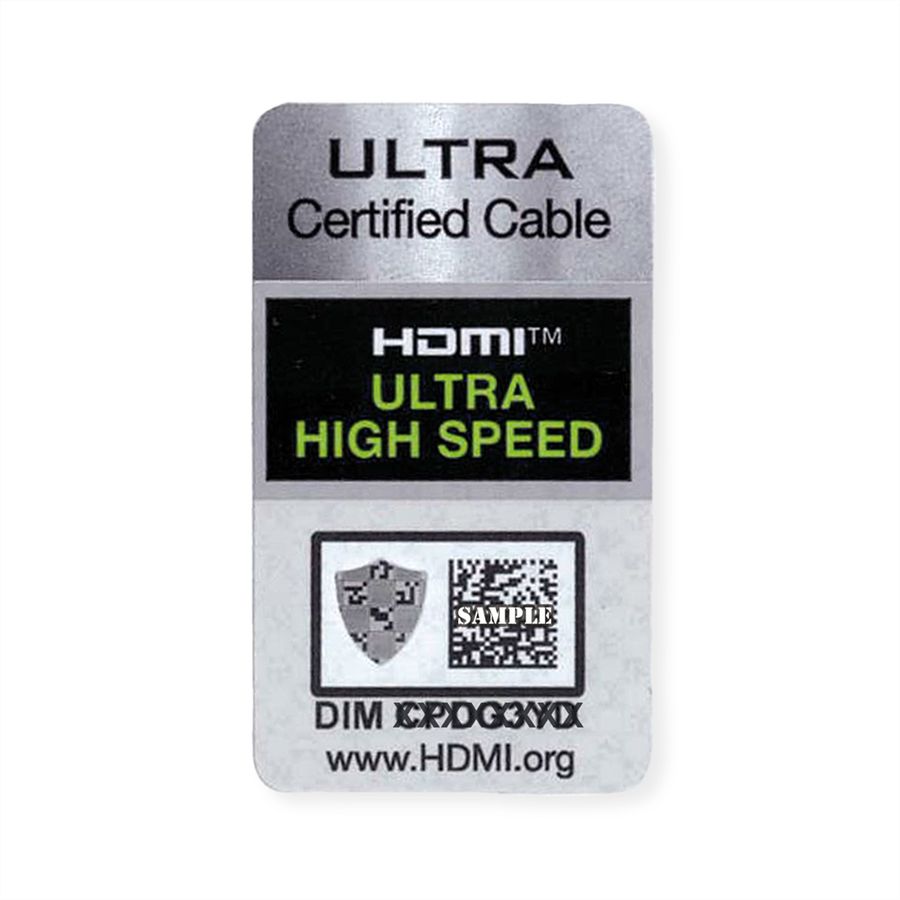 ROLINE GREEN ATC HDMI 8K (7680 x 4320) Ultra HD Cable + Ethernet, M/M, black, 2 m