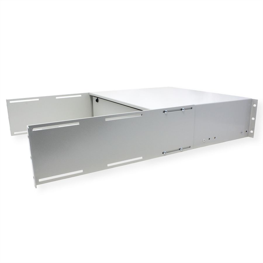 ROLINE 19-inch keyboard drawer 3 U, 400 T lockable grey