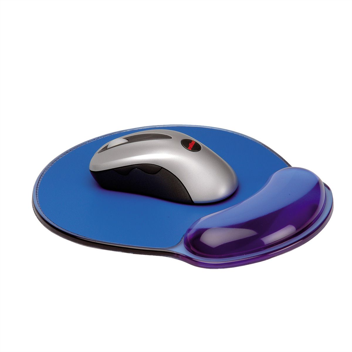 ROLINE Mousepad with Wristrest, blue