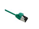 ROLINE U/FTP Patch Cord Cat. 8.1 (Class I), LSOH, SLIM, green, 2 m