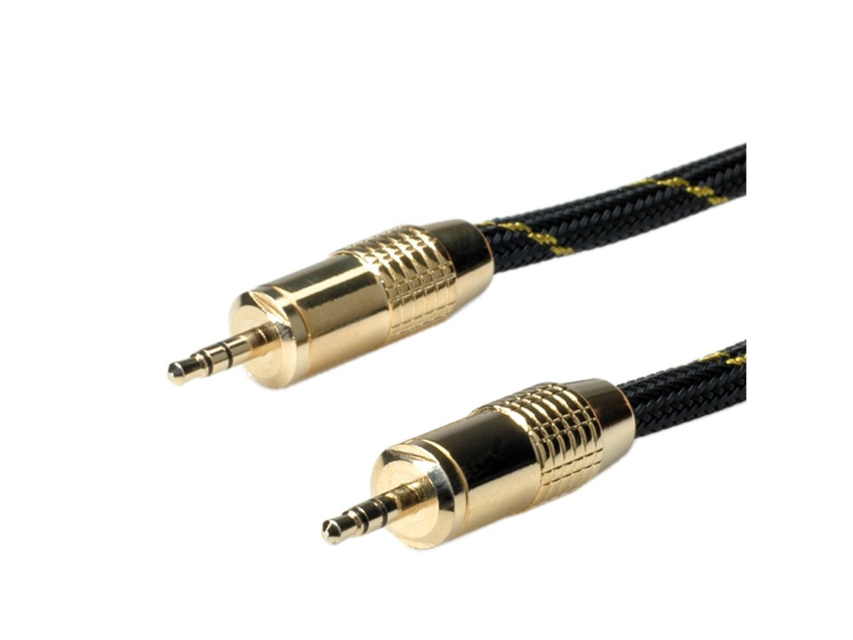 ROLINE GOLD 3.5mm Audio Connetion Cable, M/M, 10 m