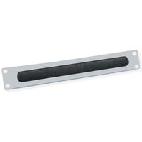 VALUE 19" Cable Entry 2U with Brush Seal, grey