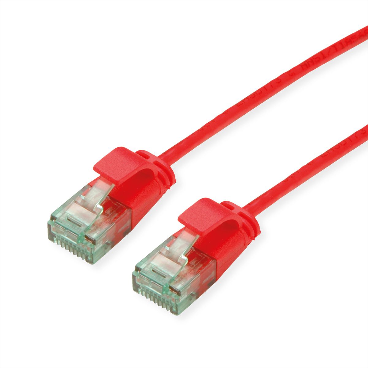 ROLINE RM UTP Data Center Patch Cord Cat.6A (Class EA), Slim, red, 3 m