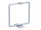 19" Cable Manager, 80x80mm, metal, Mounting central, cable entry central