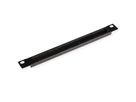 ROLINE 10-inch cable feed, with brush strip 0.5U black