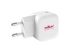 ROLINE USB Wall Charger, 1-Port, Type C, GaN, 20W