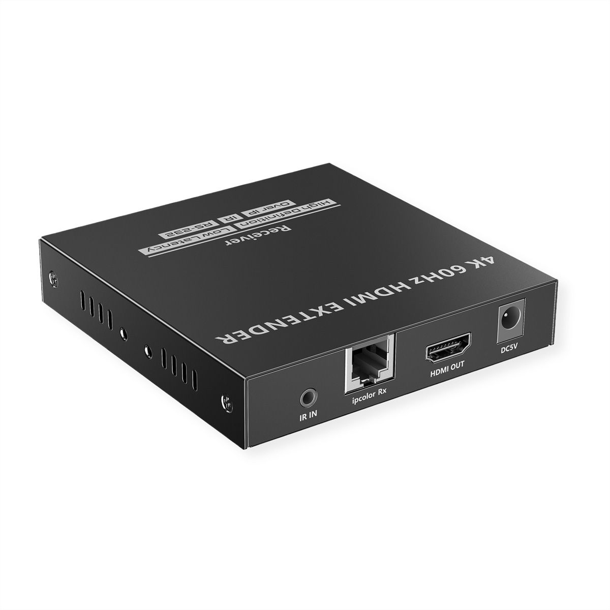 VALUE HDMI Extender, IPCOLOR over IP, 4K60Hz, 120 m