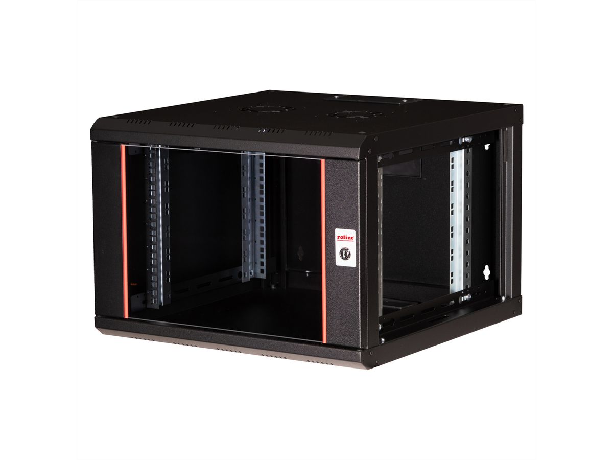 ROLINE 19-inch wall-mounted housing Pro 7 U, 600x600 WxD black