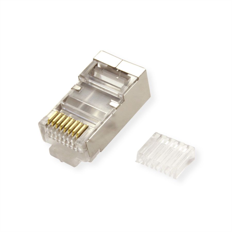 VALUE Cat.6/6A Modular Plug, STP, for Stranded Wire, 10 pcs.
