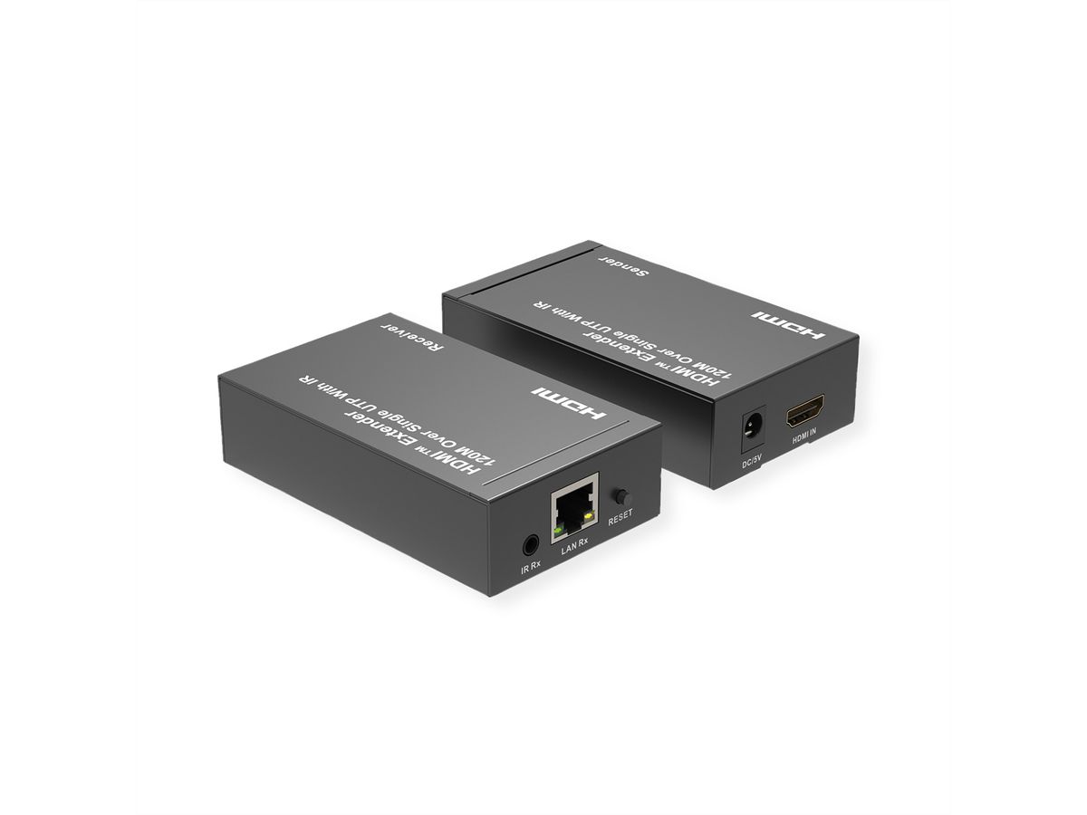 ROLINE HDMI over IP Extender, 1080P, 120 m, W/IR
