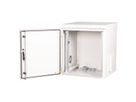 ROLINE 19-inch wall-mounted housing Pro 12 U, 600x600 WxD IP55 outdoor grey