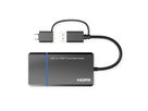 VALUE USB 3.2 Gen 1 (USB-A or USB-C) to 2x HDMI Adapter, 4K@30Hz + 1080P@60Hz