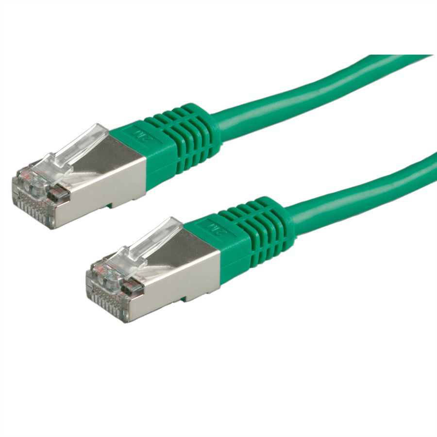 ROLINE SF/UTP Patch Cord Cat.5e (Class D), green, 3 m