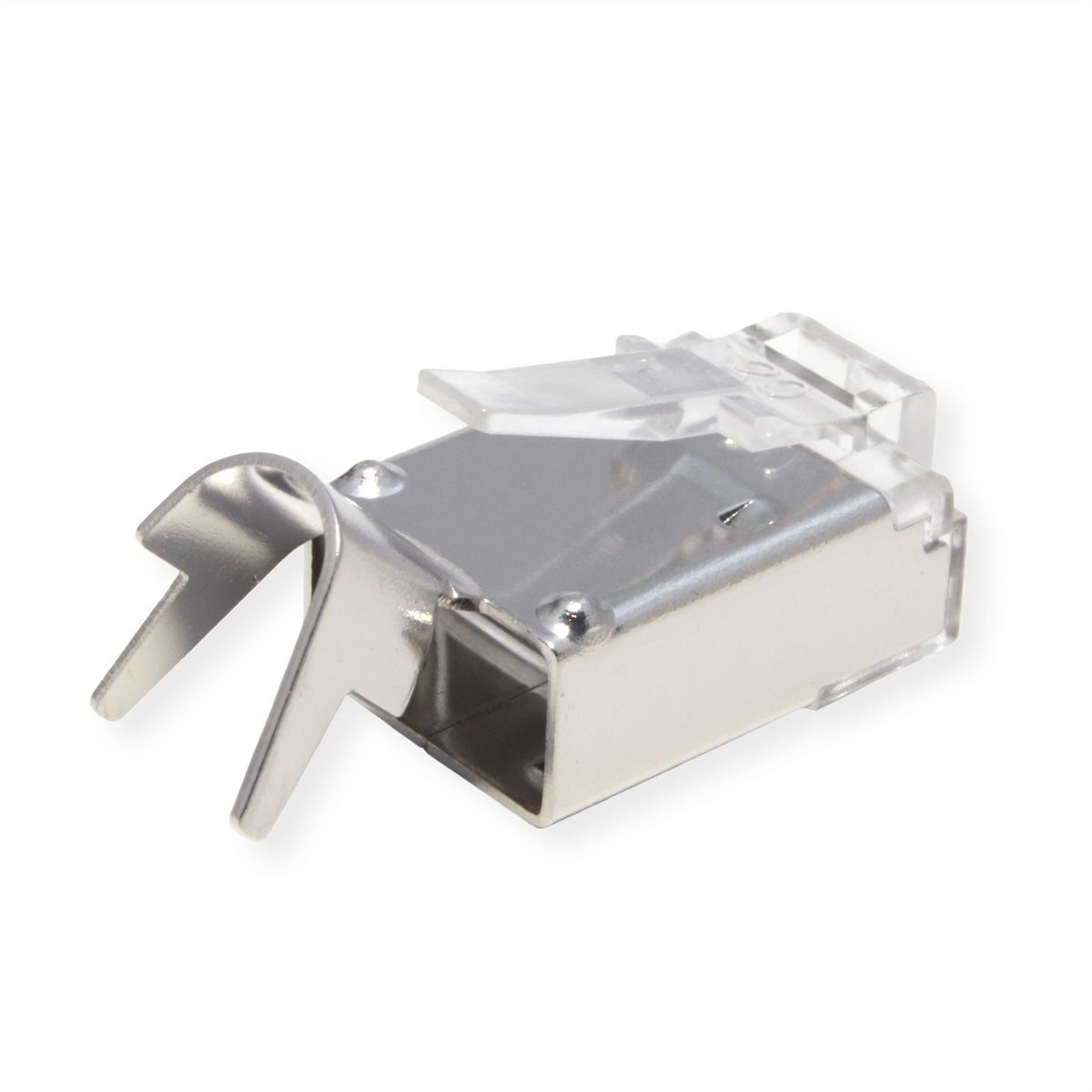 ROLINE Cat.6 (Class E) Modular Plug, STP, short body, 10 pcs.