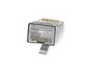 ROLINE Cat.6A (Class EA) RJ-45 Modular Plug, shielded, for Solid/Stranded Wire, 10 pcs.