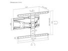 VALUE TV Wall Mount, ultra-slim, 43" - 90" (109,22cm - 228.6cm), max. 50kg