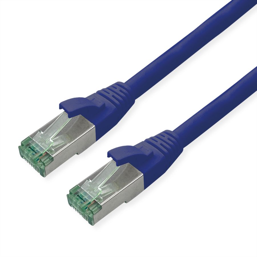 ROLINE RM S/FTP (PiMF) Patch Cord Cat.6A, blue, 2 m
