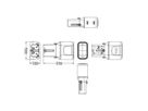 VALUE POCKET Travel Charger, EU/UK/US, 2x Ports USB C, 45W, white