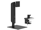 VALUE Vertical Lift Free-Standing Single-Screen Monitor Stand, < 124,46cm (49"), Heavy Duty <18 kg, black