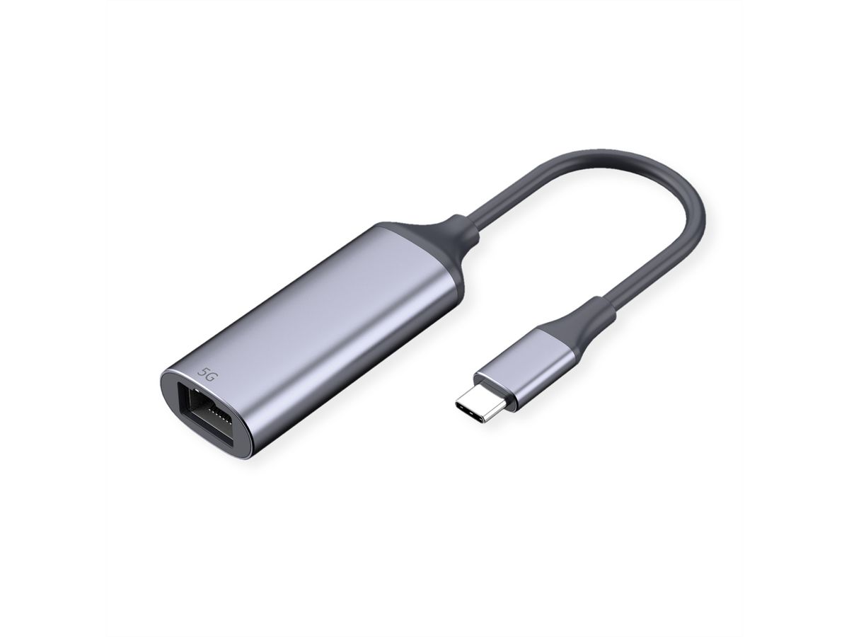 VALUE USB 3.2 Gen 2 Type C to 5 Gigabit, Ethernet Converter