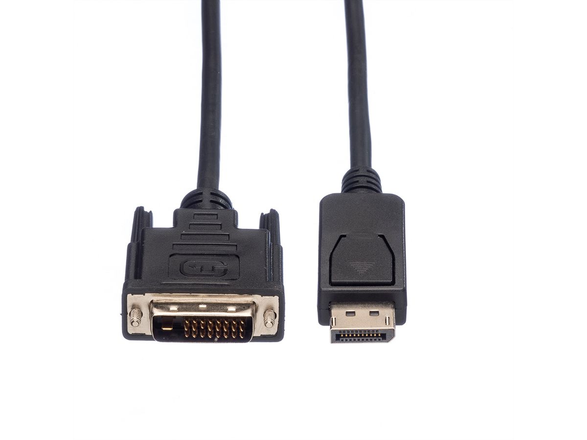 VALUE DisplayPort Cable, DP-DVI (24+1), LSOH, M/M, black, 5 m