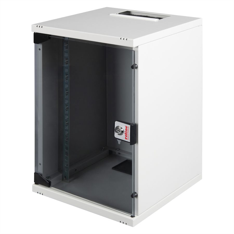 ROLINE 10-inch wall-mounted housing 9 U, 312x300 WxD grey