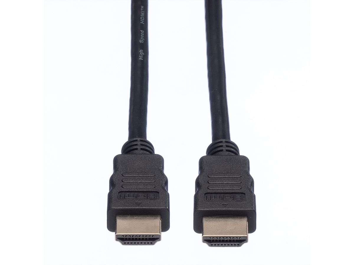 ROLINE HDMI High Speed Cable + Ethernet, M/M, black, 7.5 m