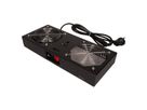 ROLINE Fan unit with 1 fan, for 19" Wall Cabinet black