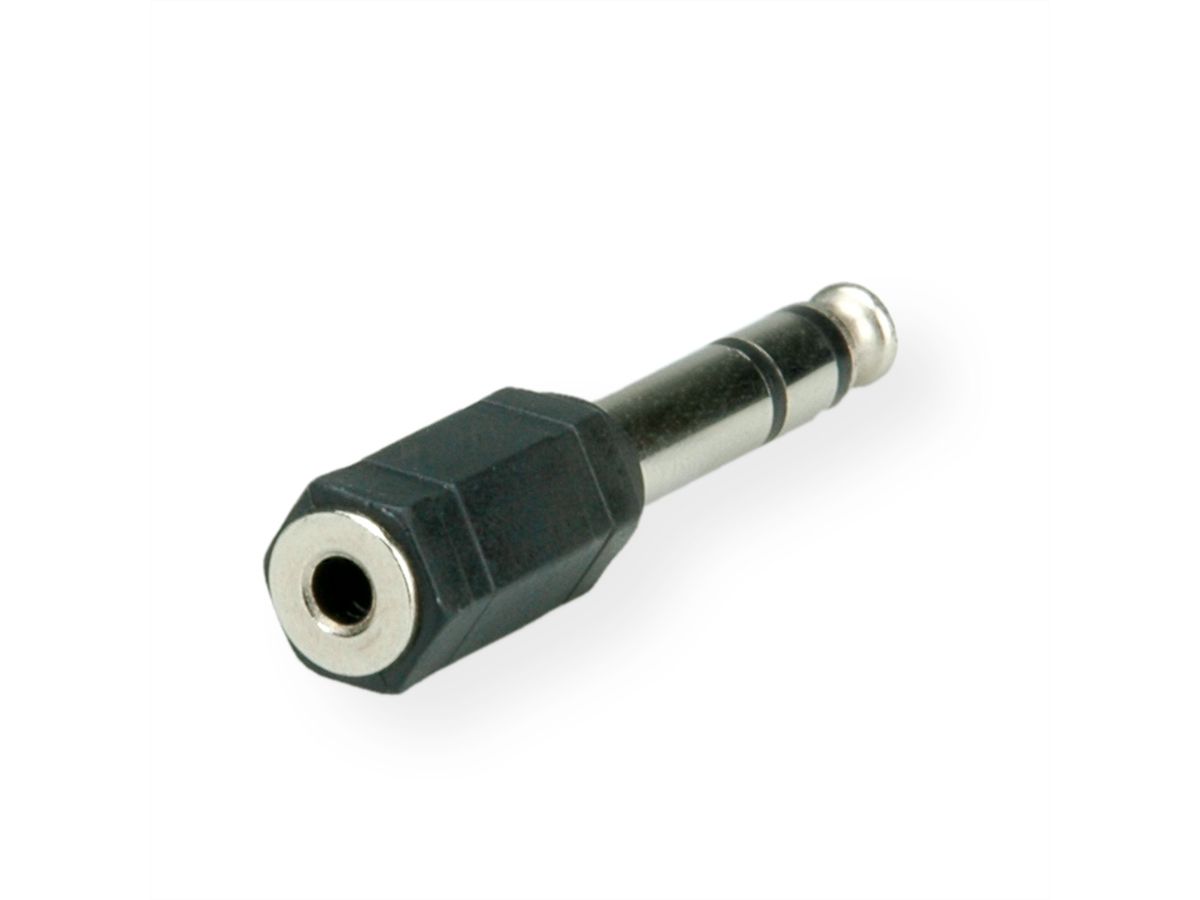 ROLINE Stereo Adapter 6.35 mm Male - 3.5 mm Female