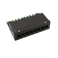 VALUE Keystone Module frame, 8 Ports, black
