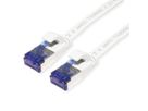 VALUE FTP Patch Cord, Cat.6A (Class EA), extra-flat, white, 1 m