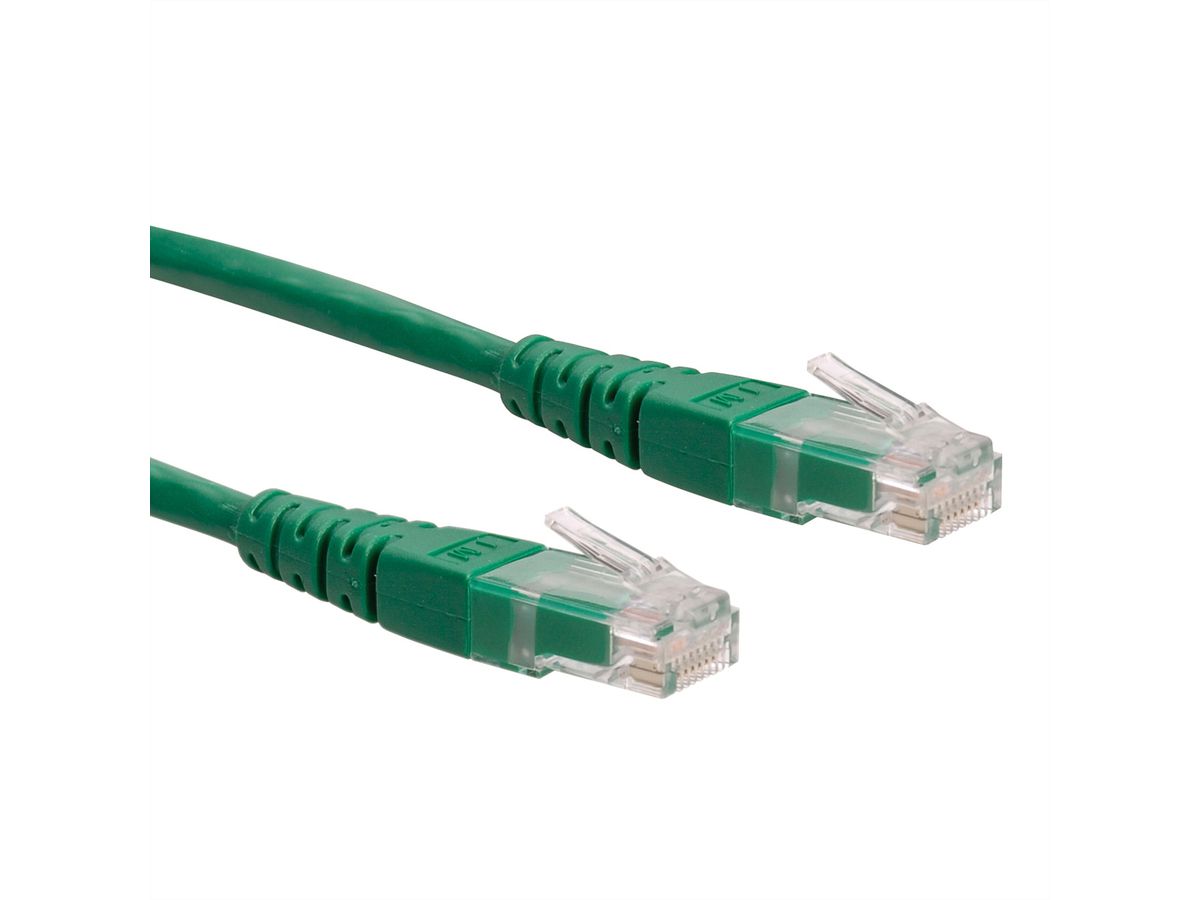 ROLINE UTP Patch Cord, Cat.6 (Class E), green, 1 m