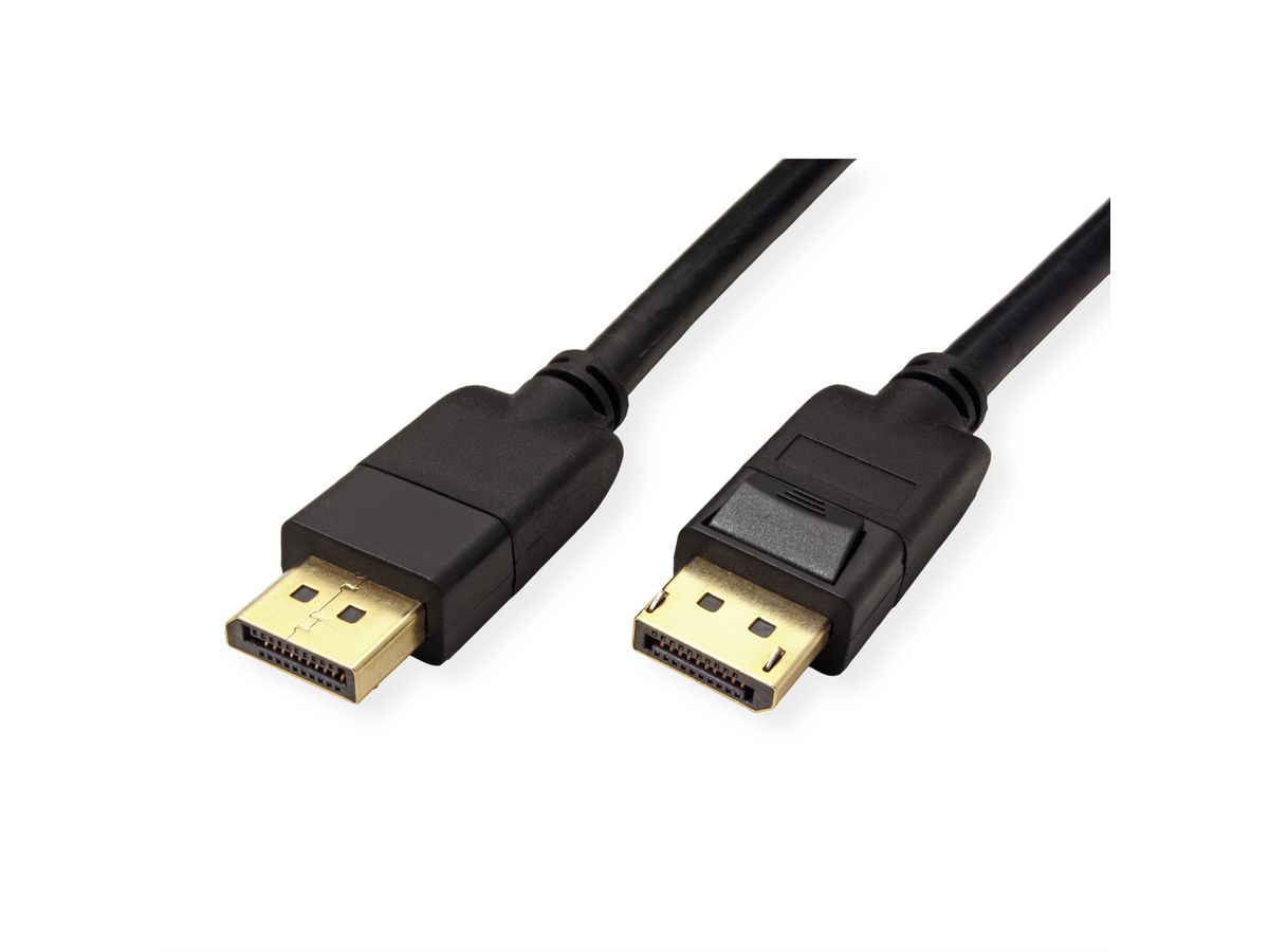 ROLINE RM DisplayPort Cable, v1.4, DP-DP, M/M, black, 5 m