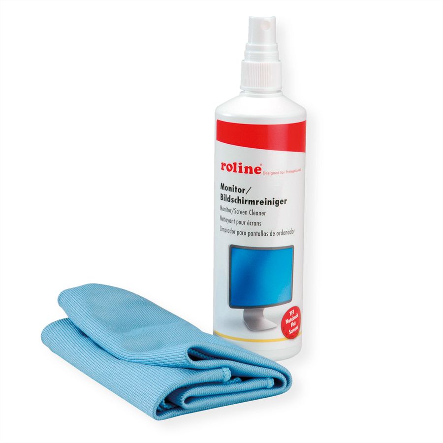 ROLINE TFT Cleaner with microfiber cloth