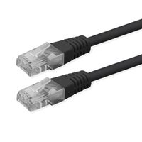 ROLINE UTP Patch Cord, Cat.6 (Class E), PoE, black, 5 m