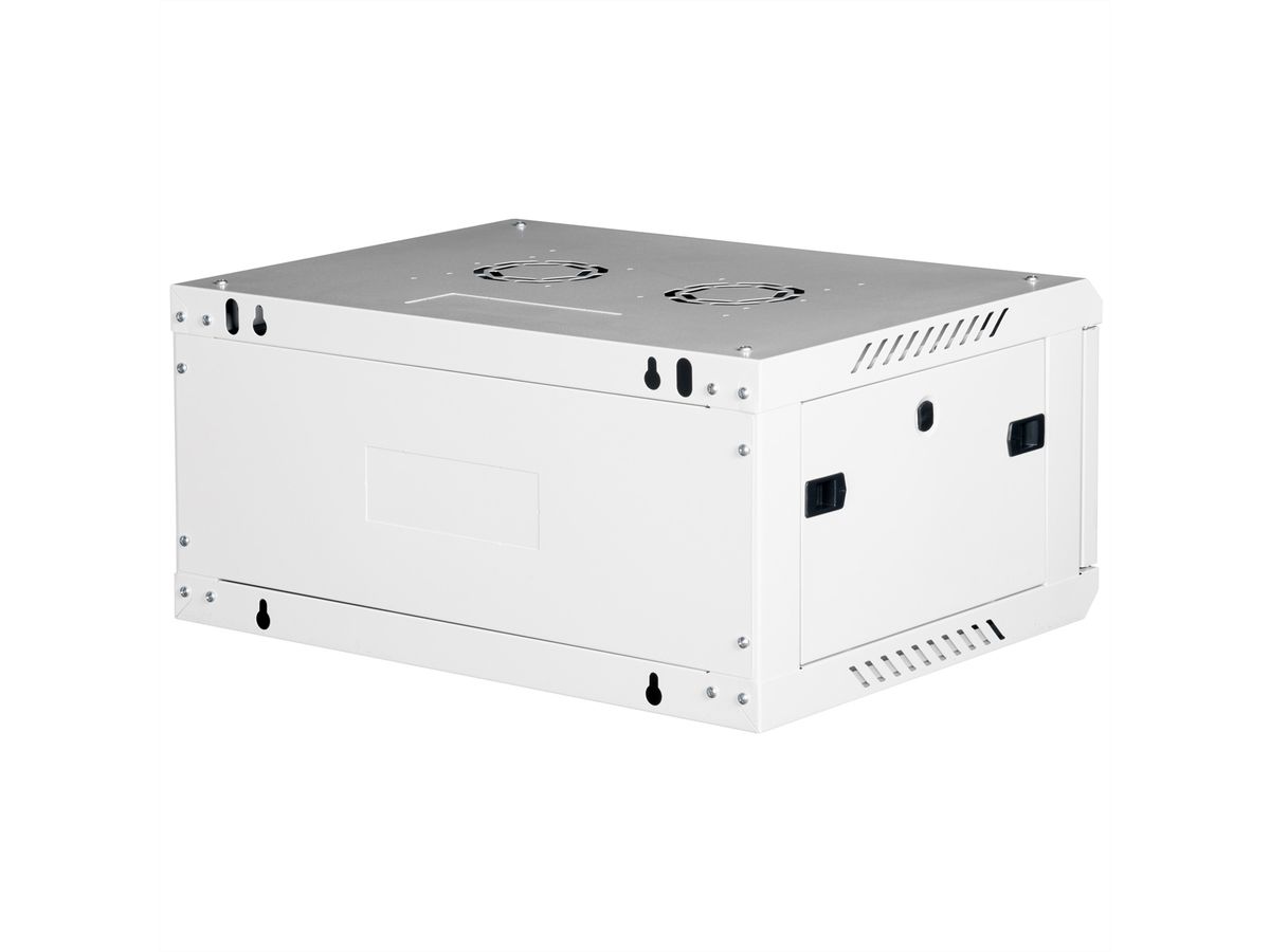 ROLINE 19" Wall Cabinet Basic Plus 4U, 600x450 BxT grey