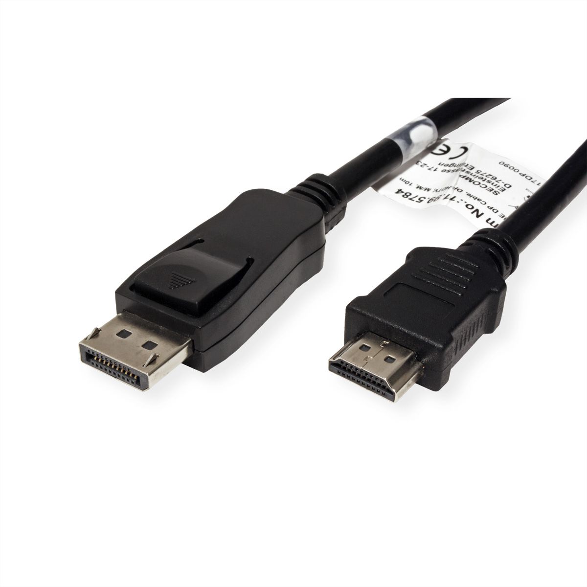 VALUE DisplayPort Cable, DP - HDTV, M/M, black, 10 m