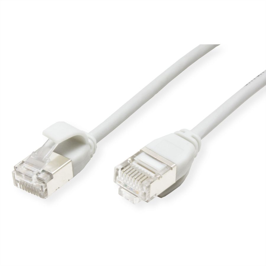 ROLINE U/FTP DataCenter Patch Cord Cat.6A (Class EA), LSOH, slim, white, 5 m