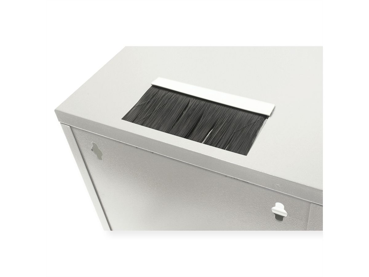 ROLINE 10-inch wall-mounted housing 9 U, 312x300 WxD grey