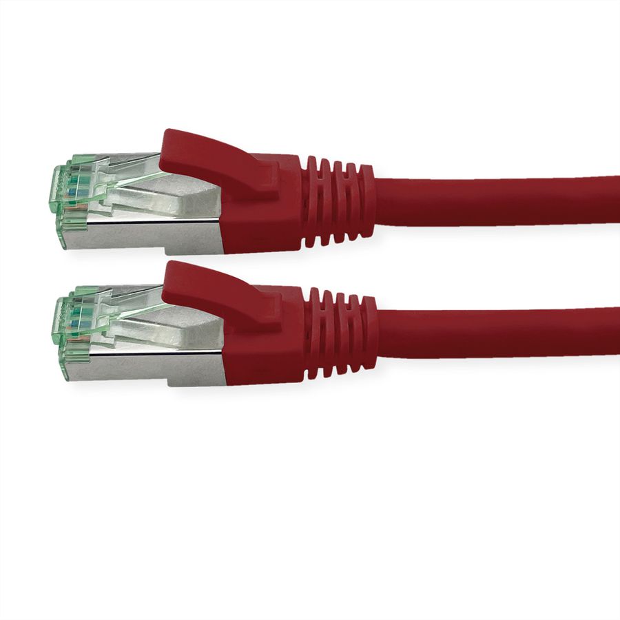 ROLINE RM S/FTP (PiMF) Patch Cord Cat.6A, red, 0.5 m