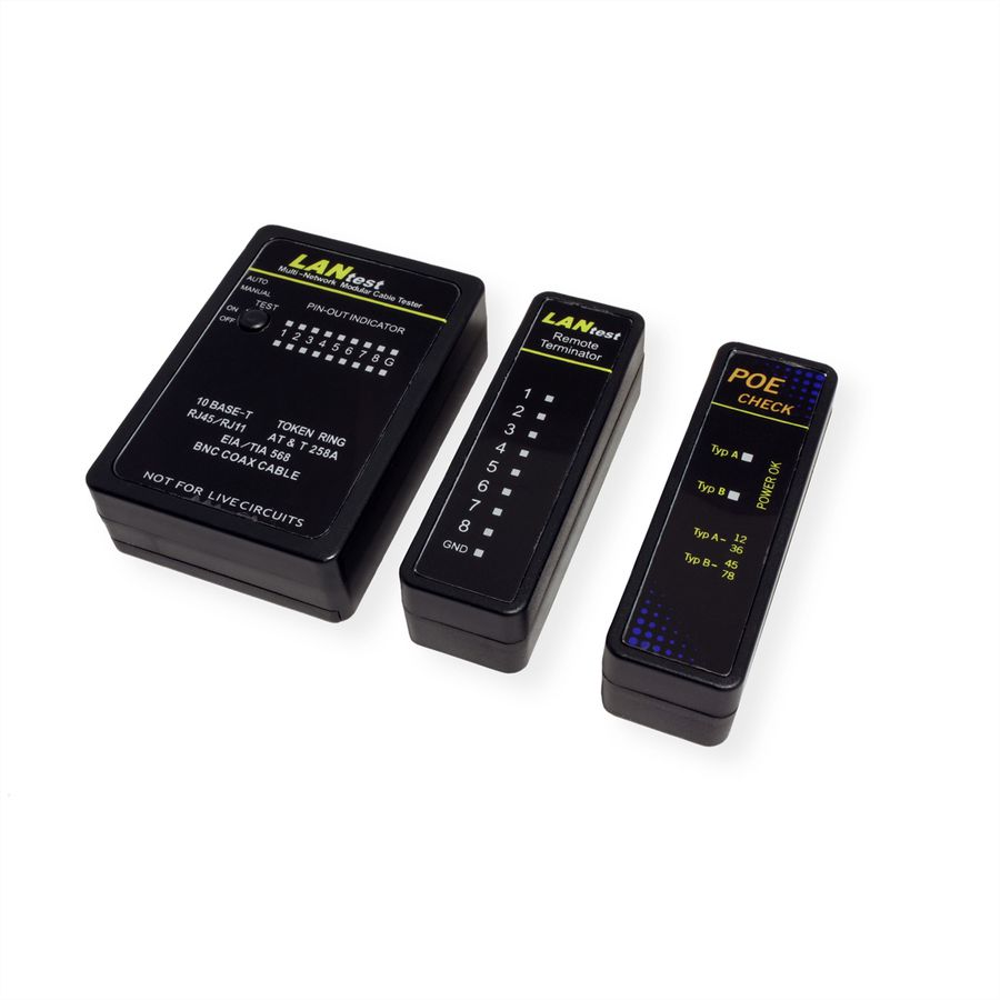 VALUE LANtest Multi-Network Cable + PoE Tester