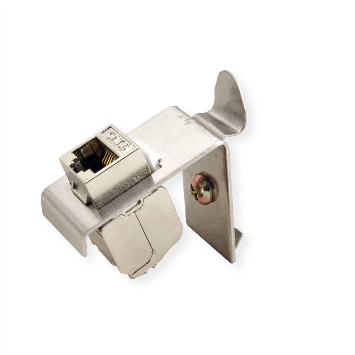 ROLINE DIN Rail Adapter, empty, for 1x Keystone