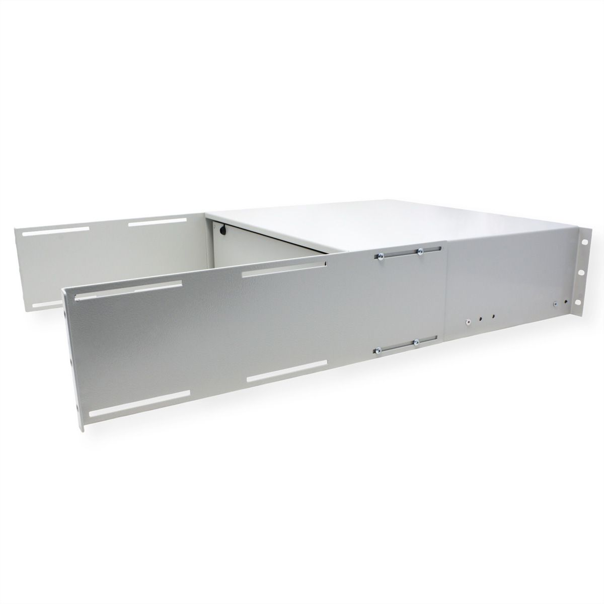 ROLINE 19-inch keyboard drawer 3 U, 400 T lockable grey