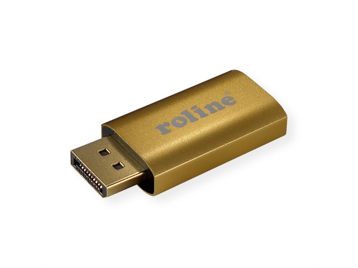 ROLINE GOLD 4K Adapter, active, v1.2, DP-HDMI, M/F