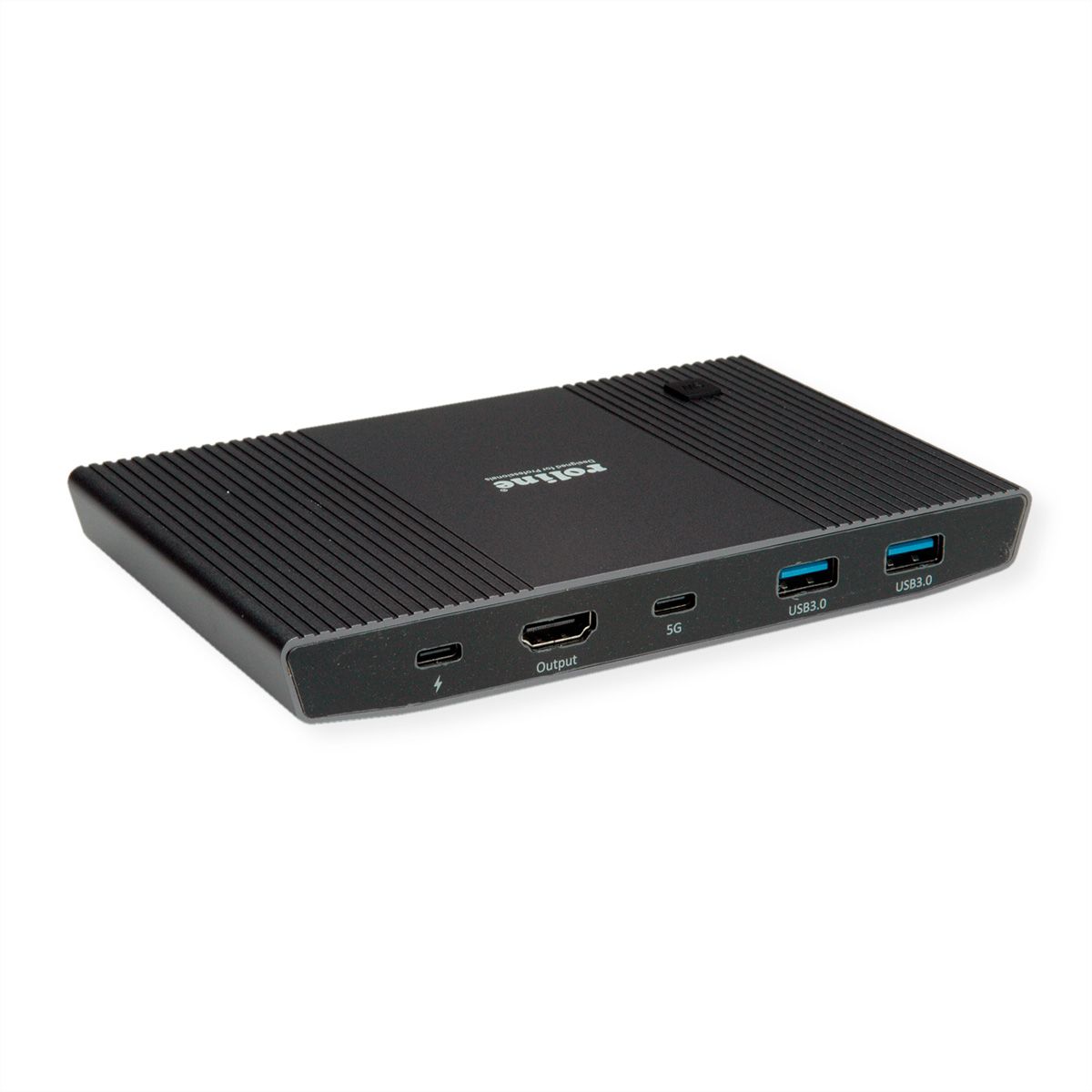 ROLINE KVM Switch, with USB Hub, HDMI 4K@60Hz, 2x USB A + 1x USB C