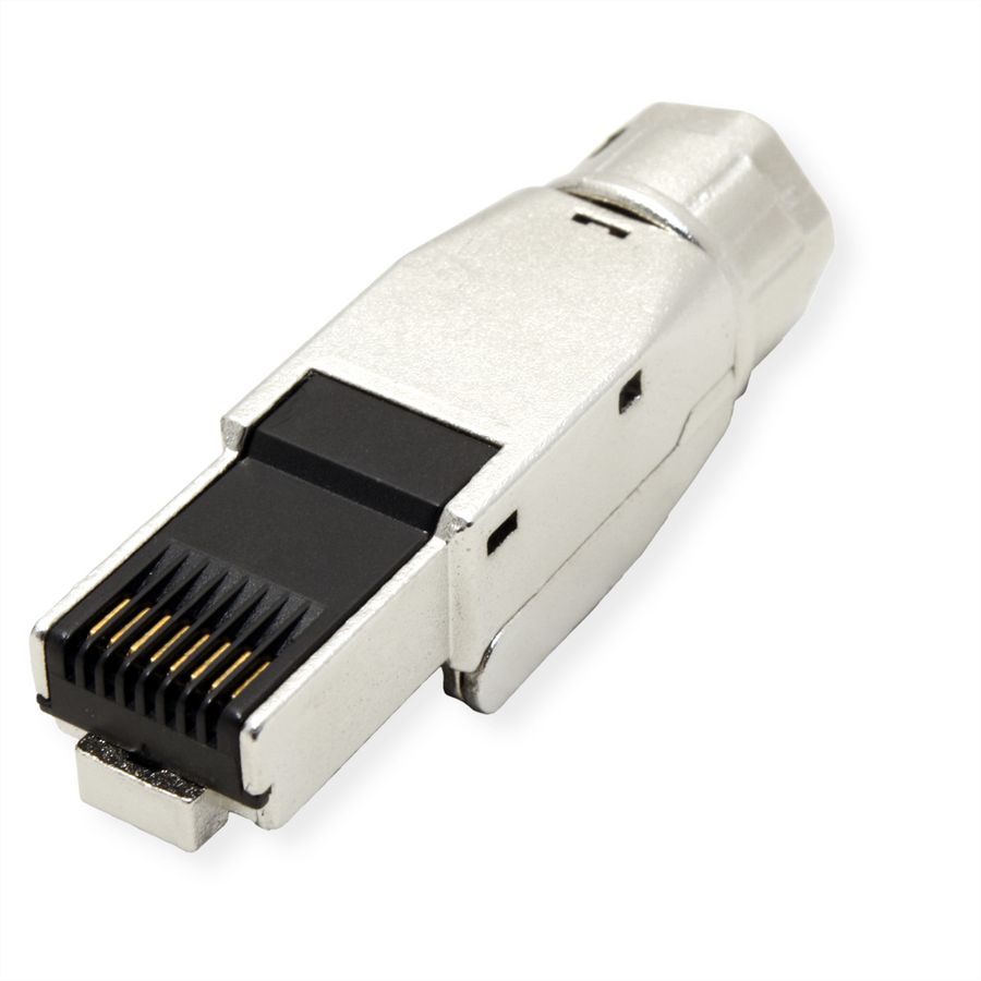 VALUE Cat.8 (Class I) Field Connector Plug RJ45, Tool-Free