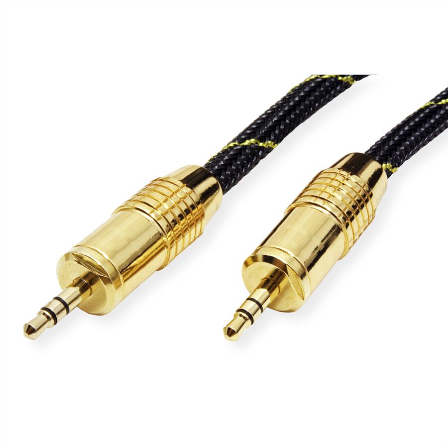 ROLINE GOLD 3.5mm Audio Connetion Cable, M/M, 2.5 m