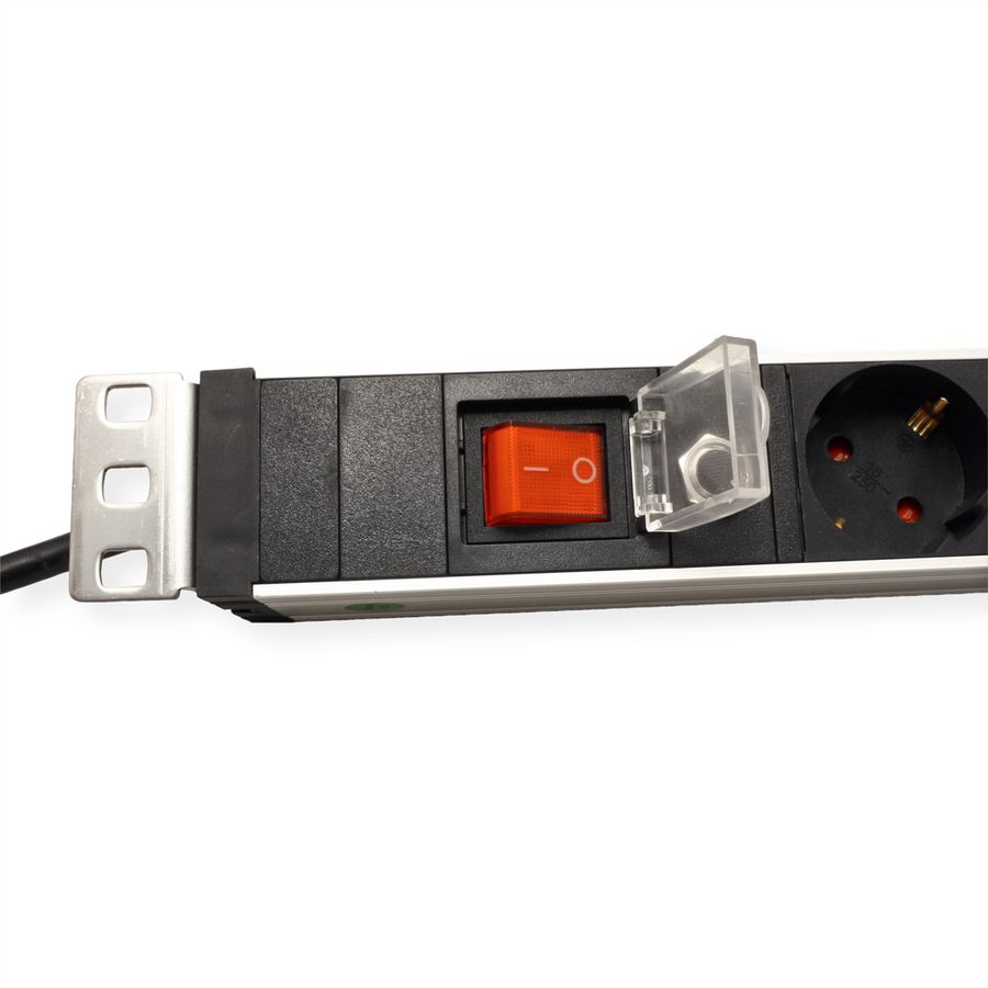 VALUE 19" PDU for Cabinets, 7x, 4000W, CEE 7/7 German Type Plug, 2.8 m