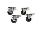 ROLINE Swivel castors for wall housing Basic Plus, 80kg